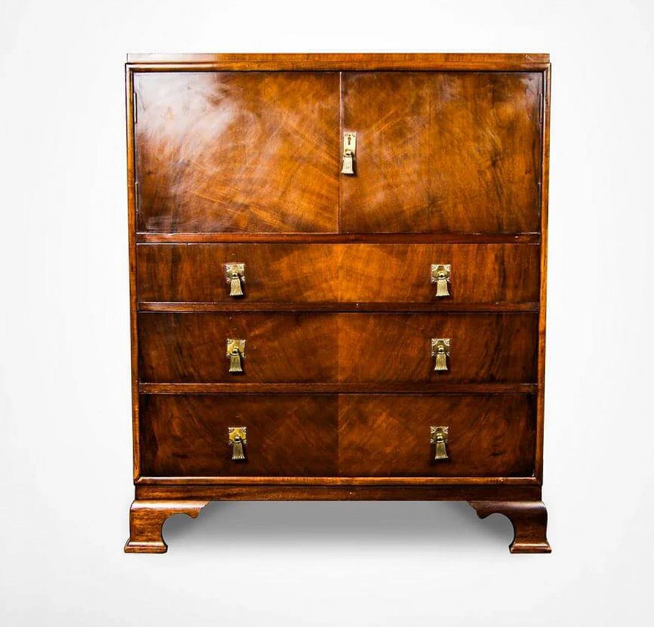 Waring & Gillow English mahogany chest of drawers, 1930s 8