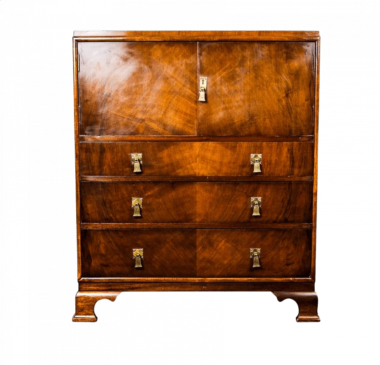 Waring & Gillow English mahogany chest of drawers, 1930s 9