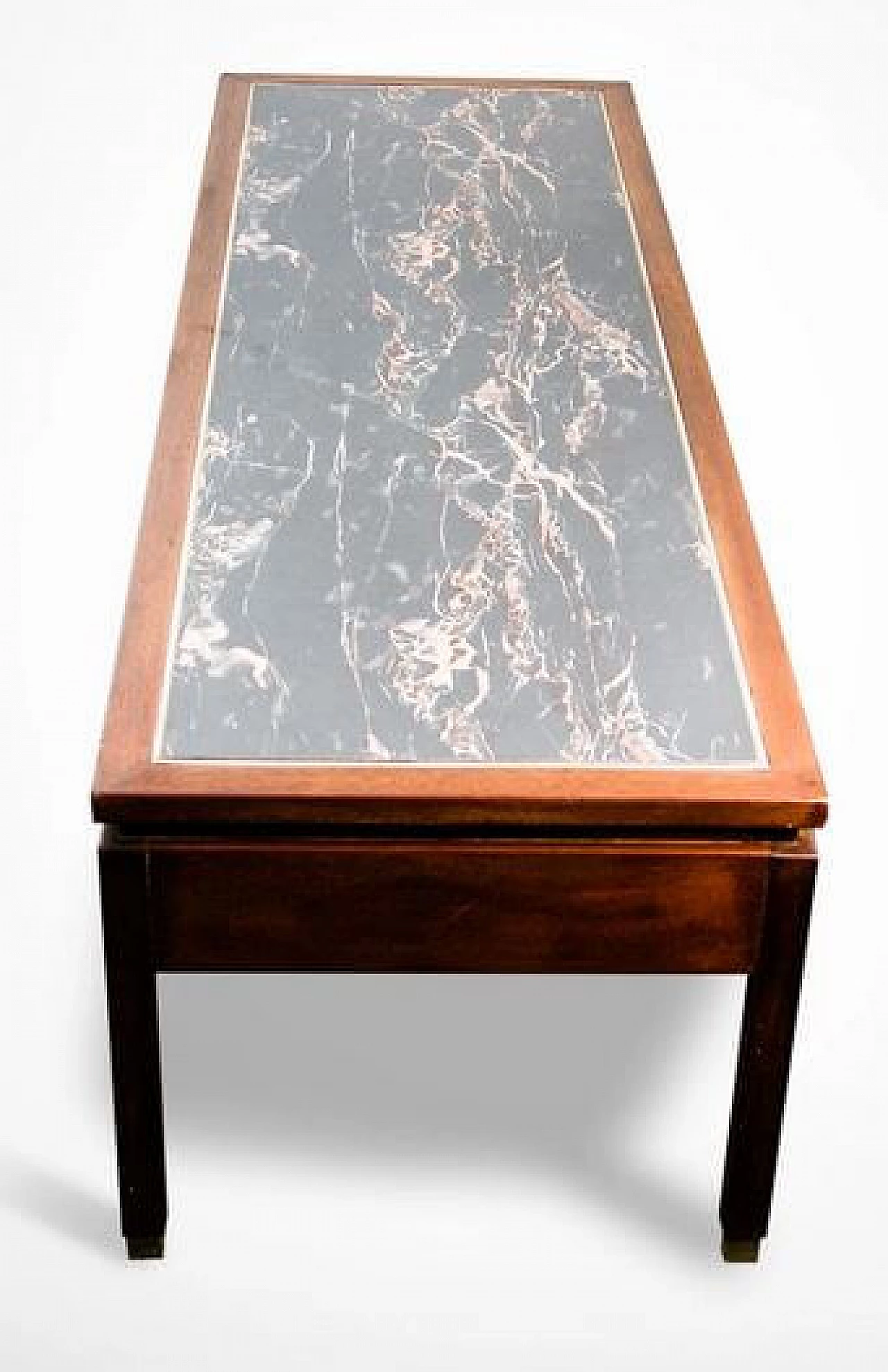 Side table by E Gomme for G Plan with marble top, 1950s 12