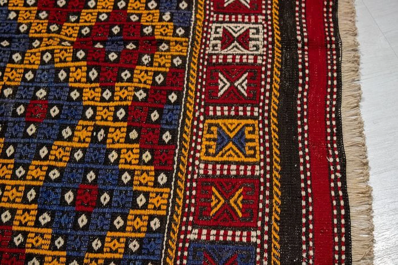 Kilim turco colorato, anni '60 3