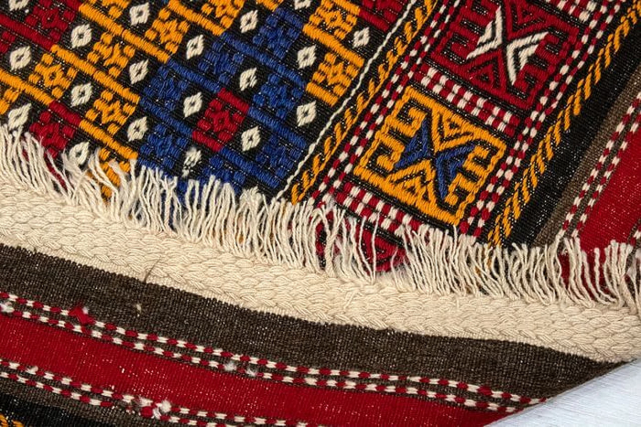 Kilim turco colorato, anni '60 7