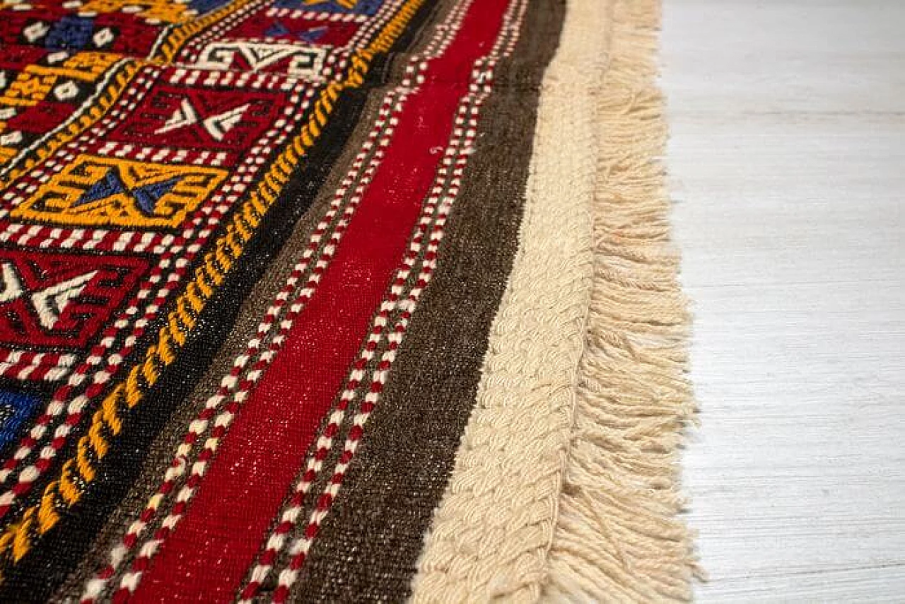 Kilim turco colorato, anni '60 12