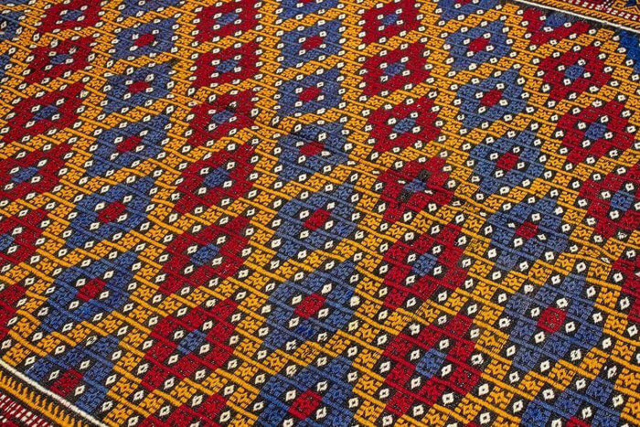 Kilim turco colorato, anni '60 18