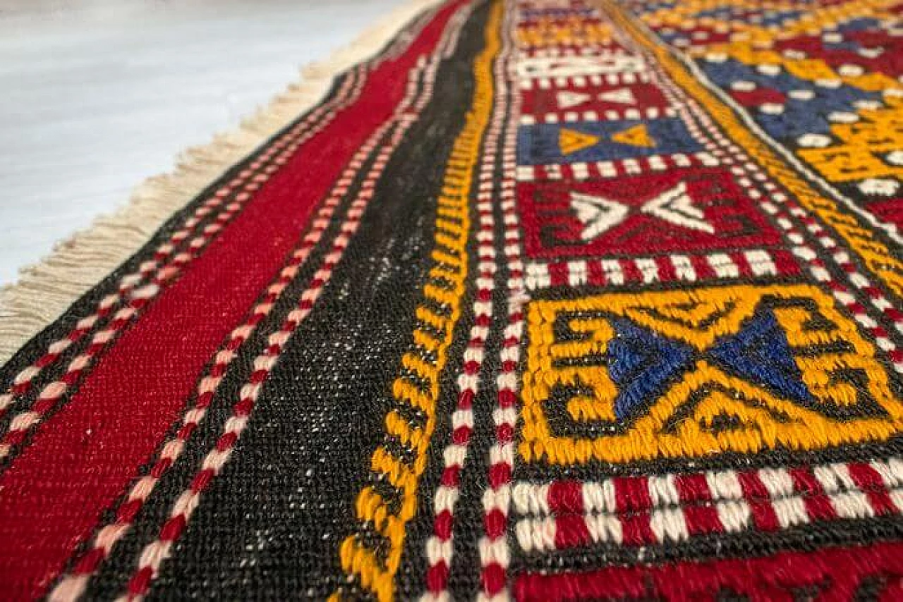 Kilim turco colorato, anni '60 19