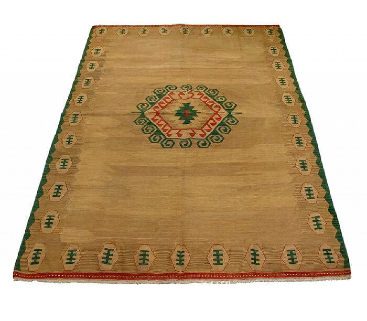 Kelim dell' Anatolia realiazzato a mano 10