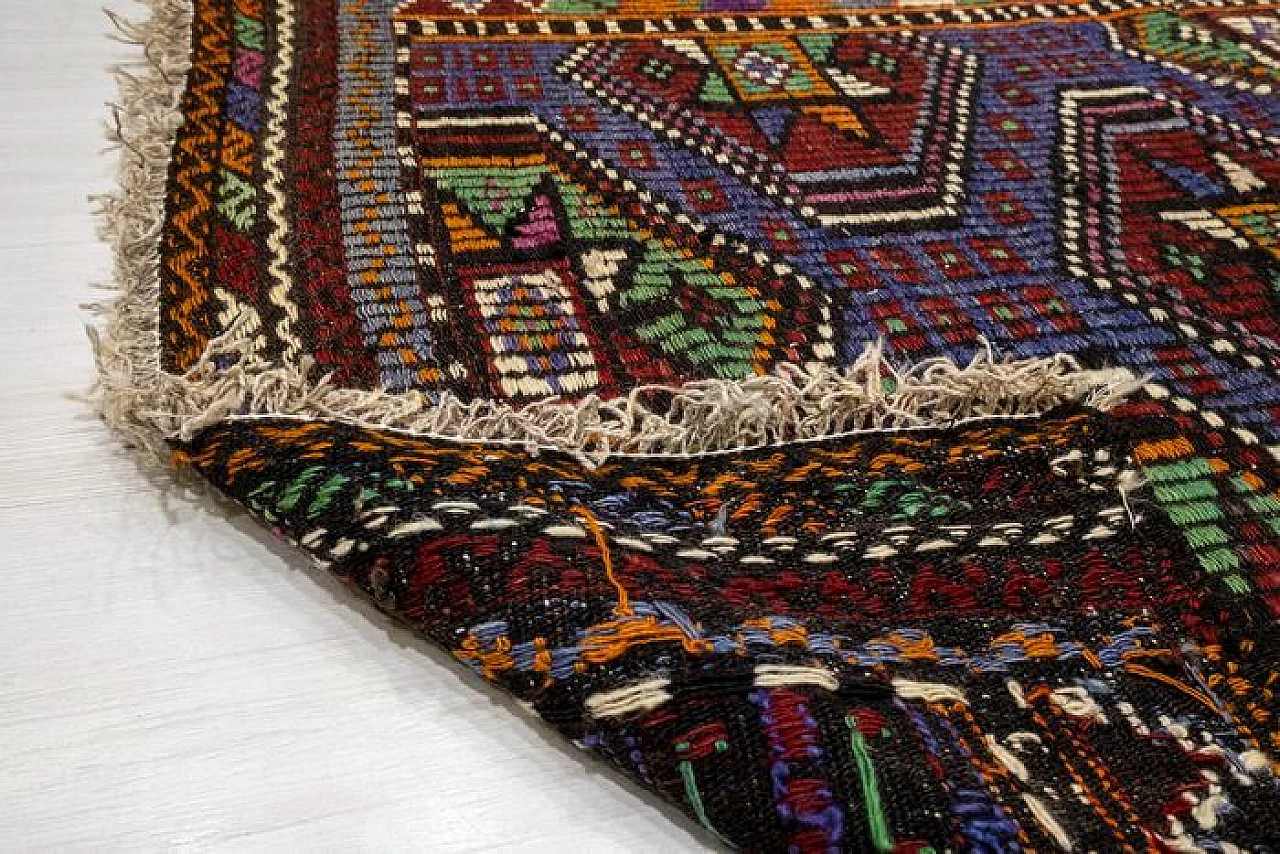 Tappeto Kelim nomade turco, anni '60 1