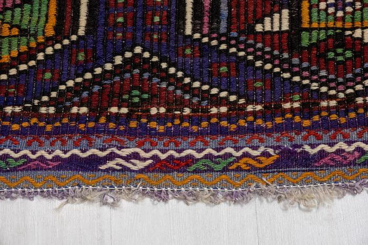 Tappeto Kelim nomade turco, anni '60 3