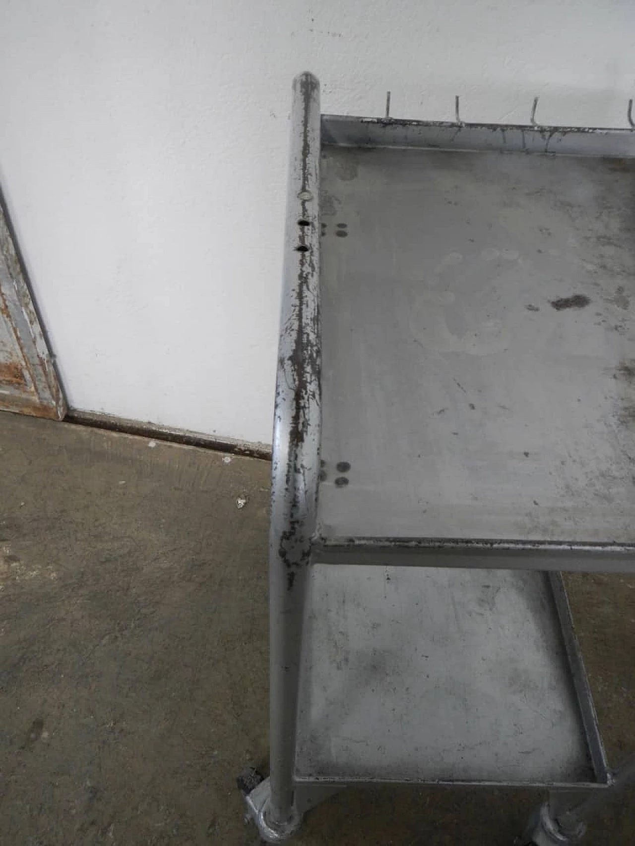 Industrial metal trolley, 1980s 1