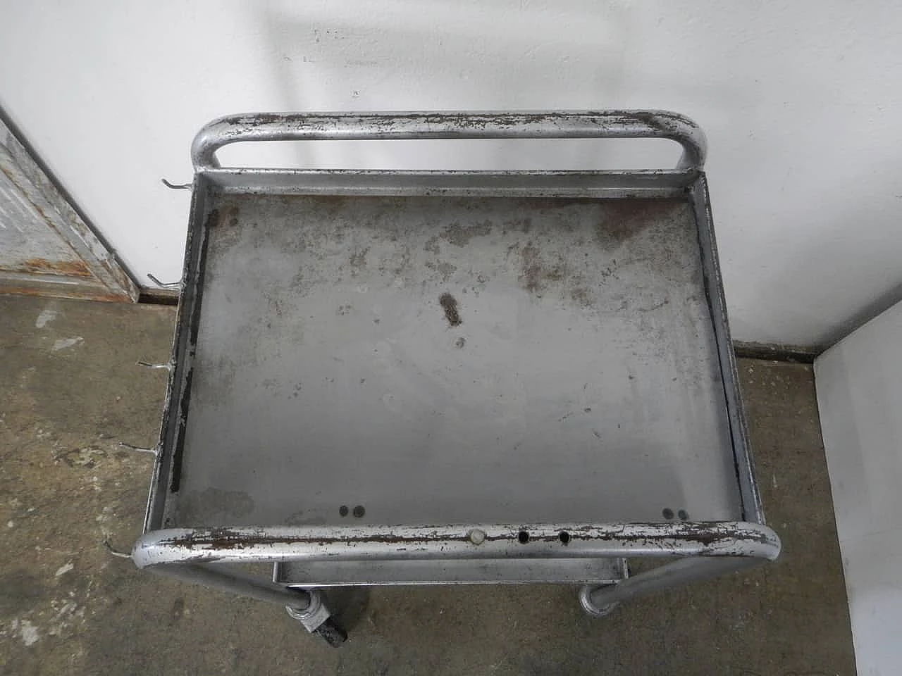 Industrial metal trolley, 1980s 6