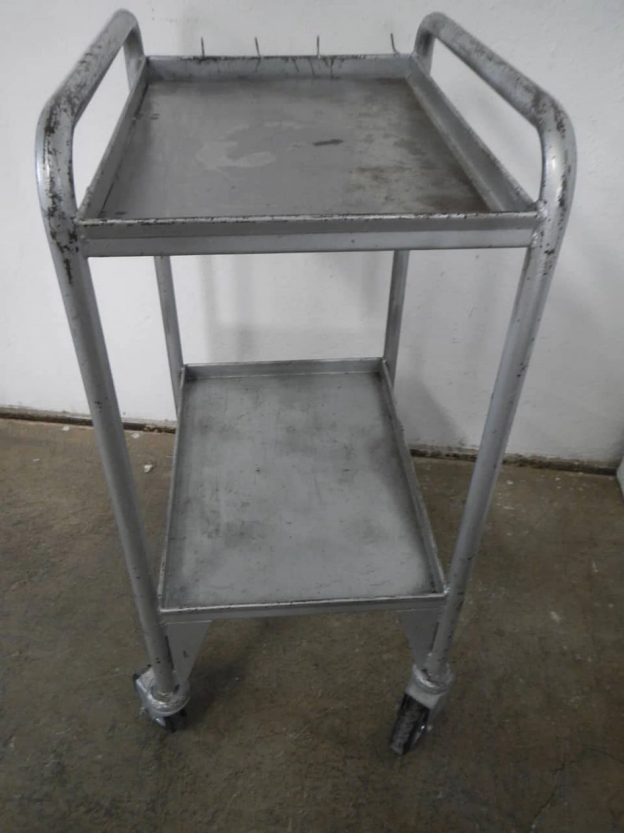 Industrial metal trolley, 1980s 7