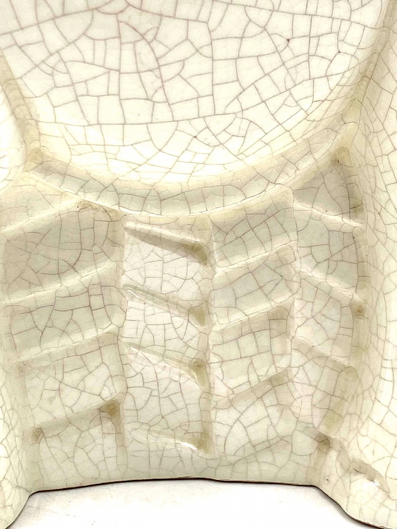 Elephant sculpture in craquelé porcelain by Charles Lemanceau, 1930s 4