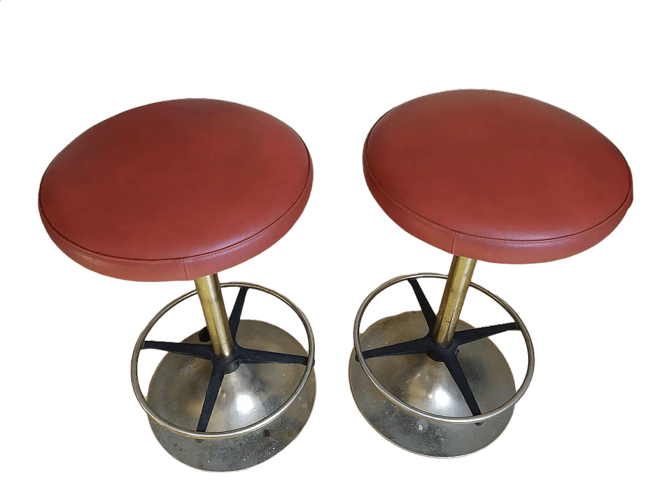 Pair of bar stools by Centro Studi Busnelli, 1989 110