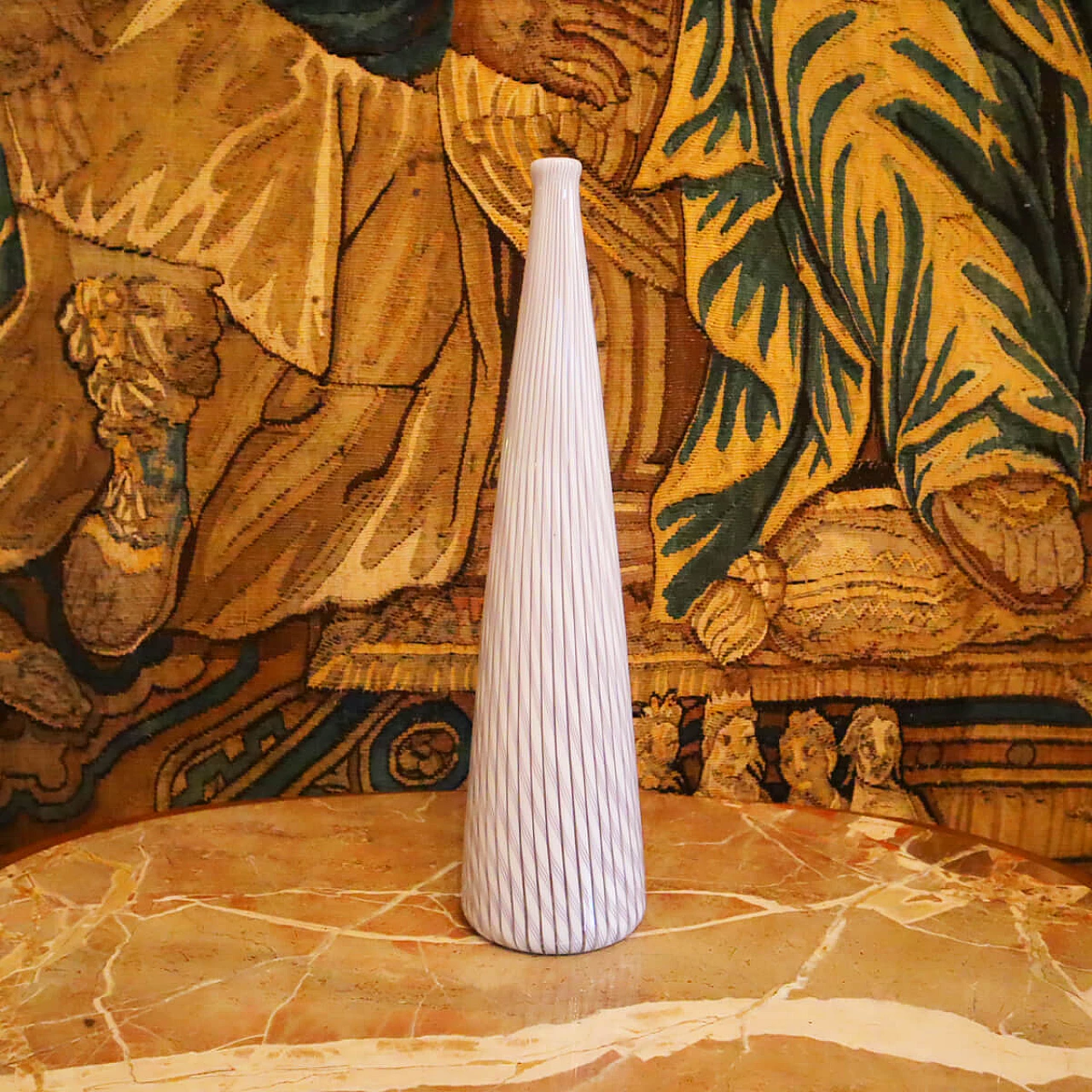 Murano glass vase by Veart Venezia, 1980s 2