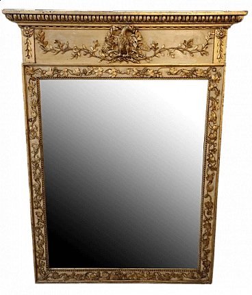 Specchiera con cornice dorata in stile Luigi XVI, '700
