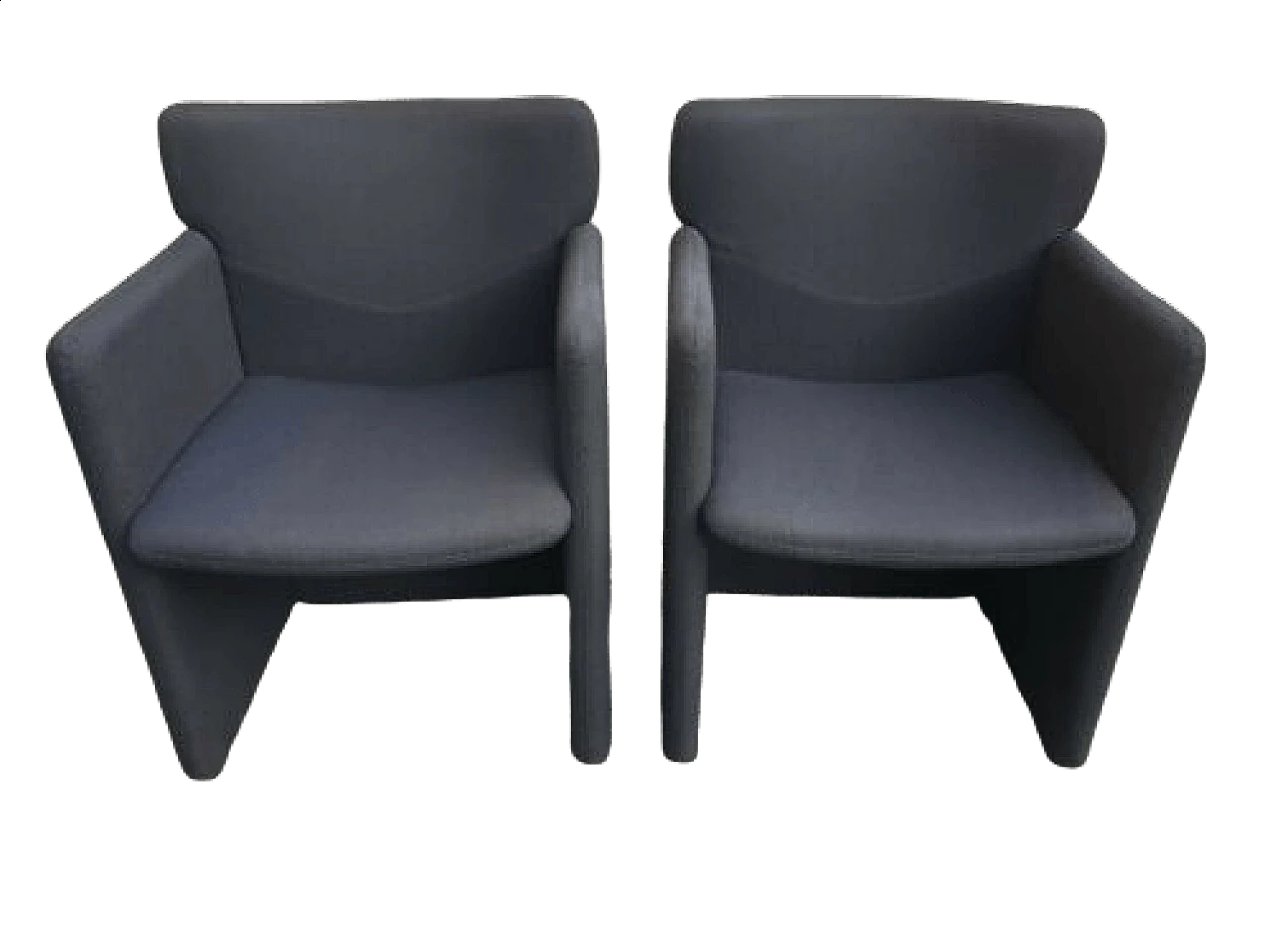 Pair of armchairs 148 by Osvaldo Borsani for Tecno, 1980s 13