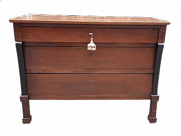 Empire walnut dresser, 19th century