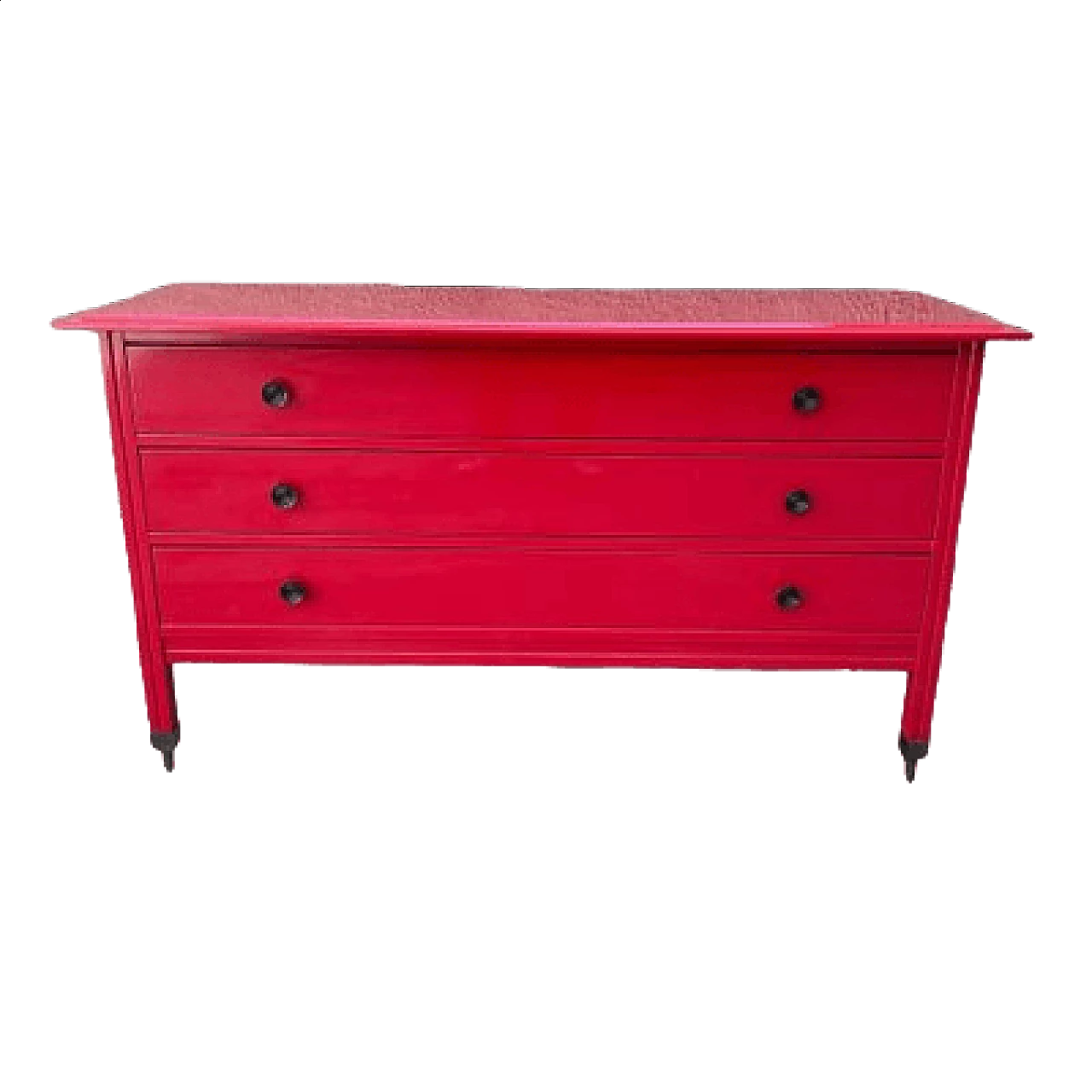 Red chest of drawers D154 by Carlo De Carli for Luigi Sormani, 1963 10