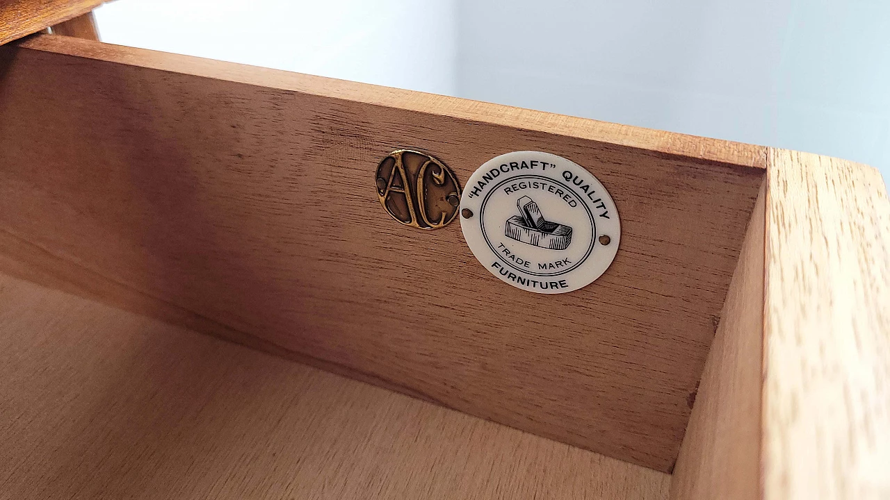 Wooden chest of drawers by Alfred Cox for AC Furniture, 1950s 12