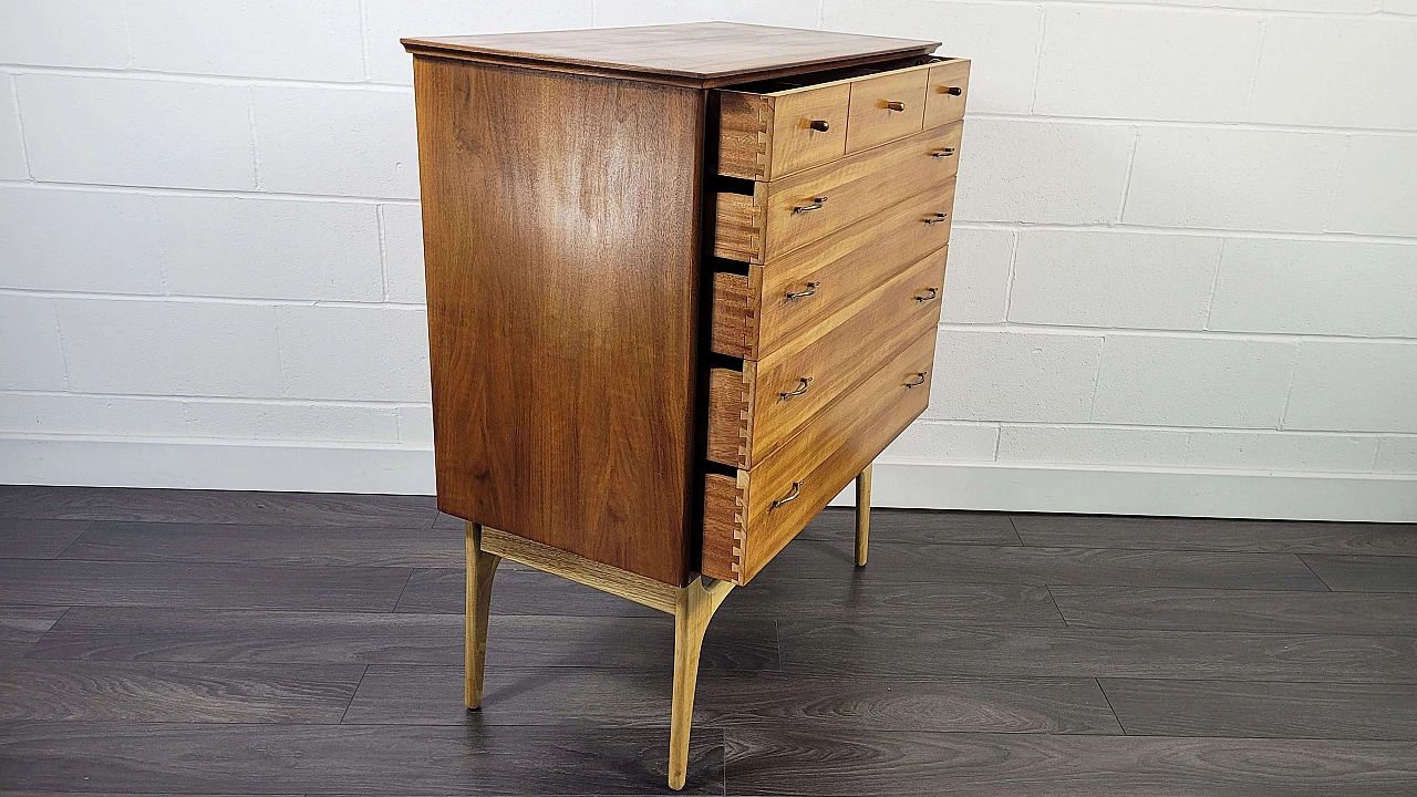 Wooden chest of drawers by Alfred Cox for AC Furniture, 1950s 13
