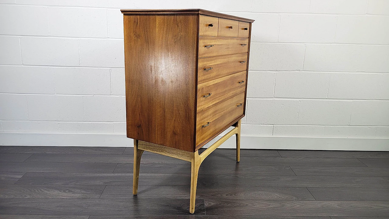 Wooden chest of drawers by Alfred Cox for AC Furniture, 1950s 15