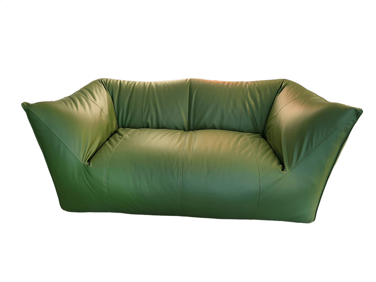 Le Bambole sofa by Mario Bellini for B&B in leather, 1970s 8