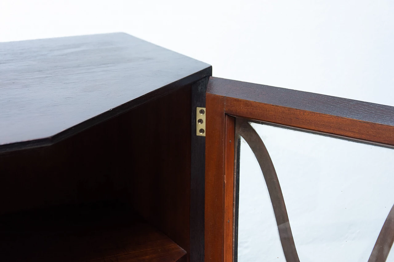 Libreria a piani in stile Art Nouveau in quercia, anni '10 10