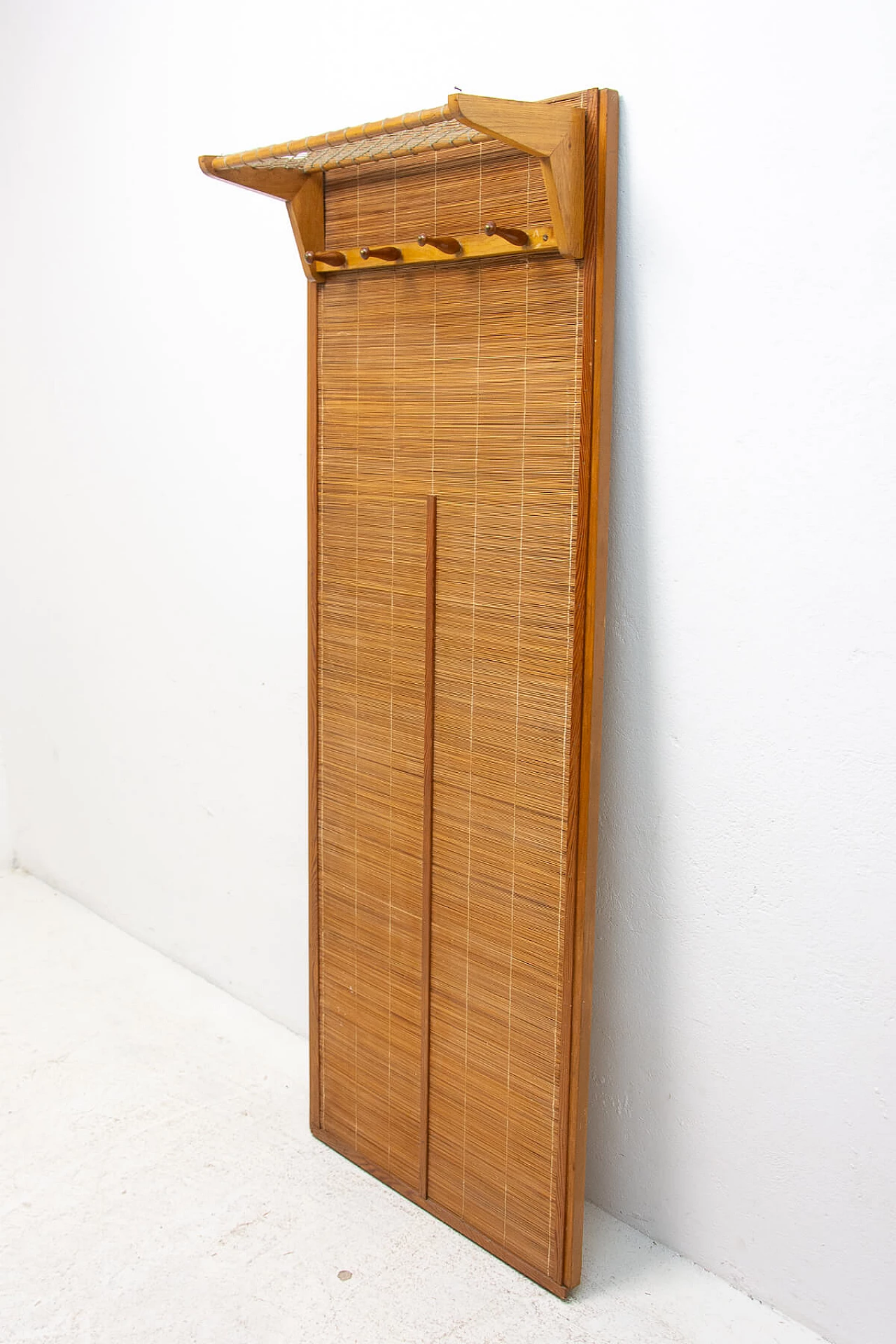 Wall-mounted coat rack by ULUV, 1960s 3