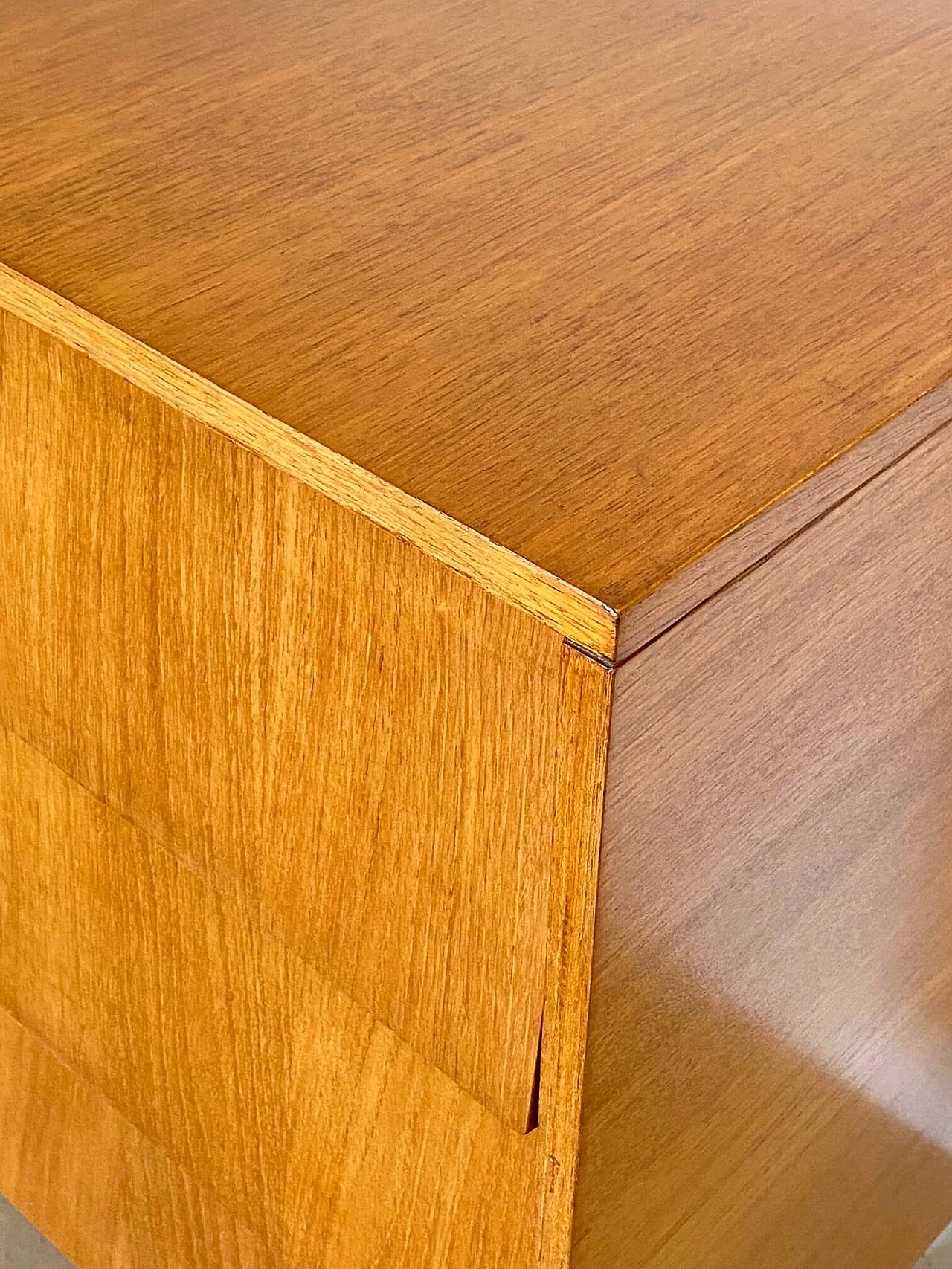 ISA Bergamo teak flap desk chest of drawers, 1960s 2