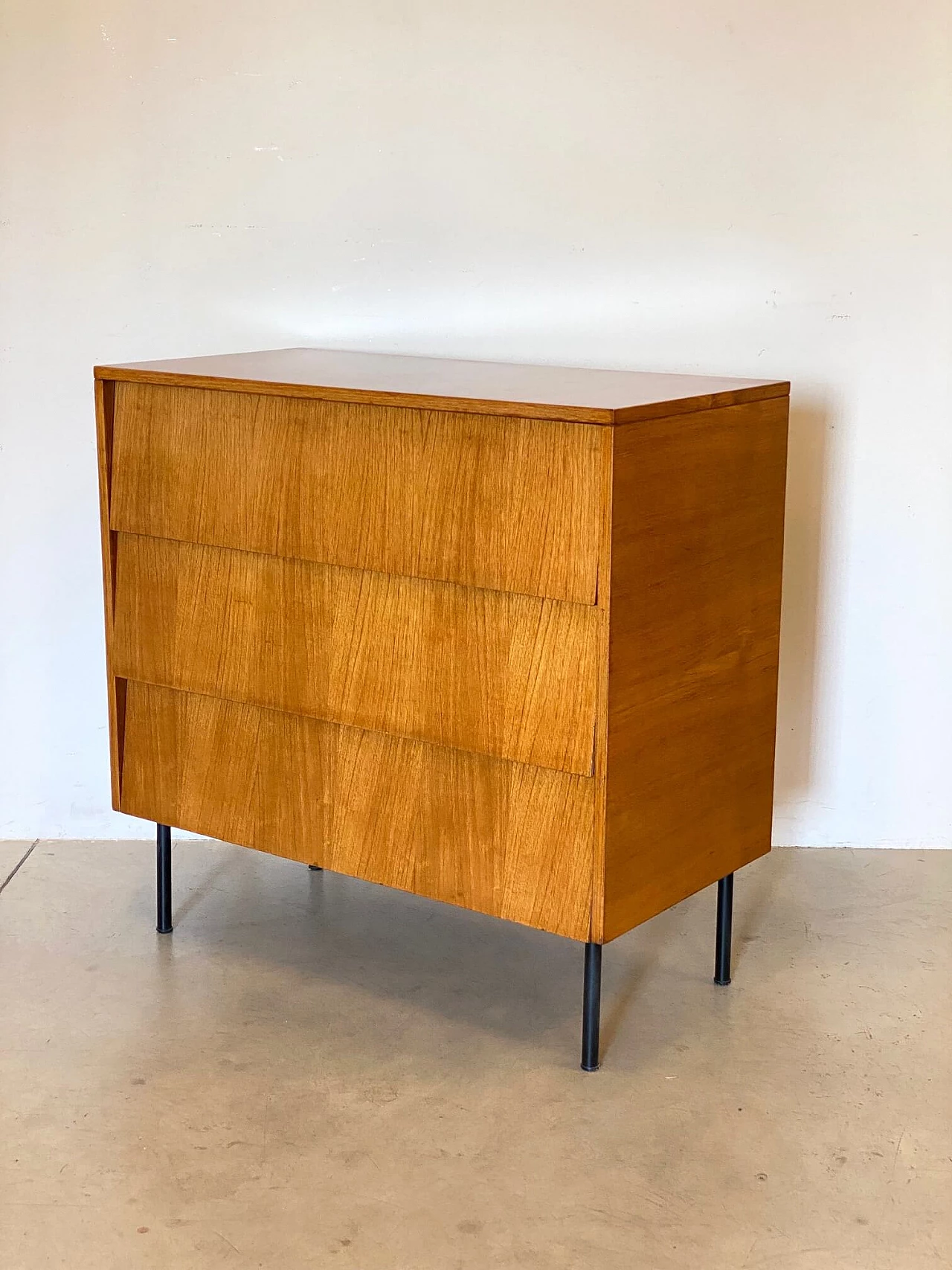 ISA Bergamo teak flap desk chest of drawers, 1960s 9