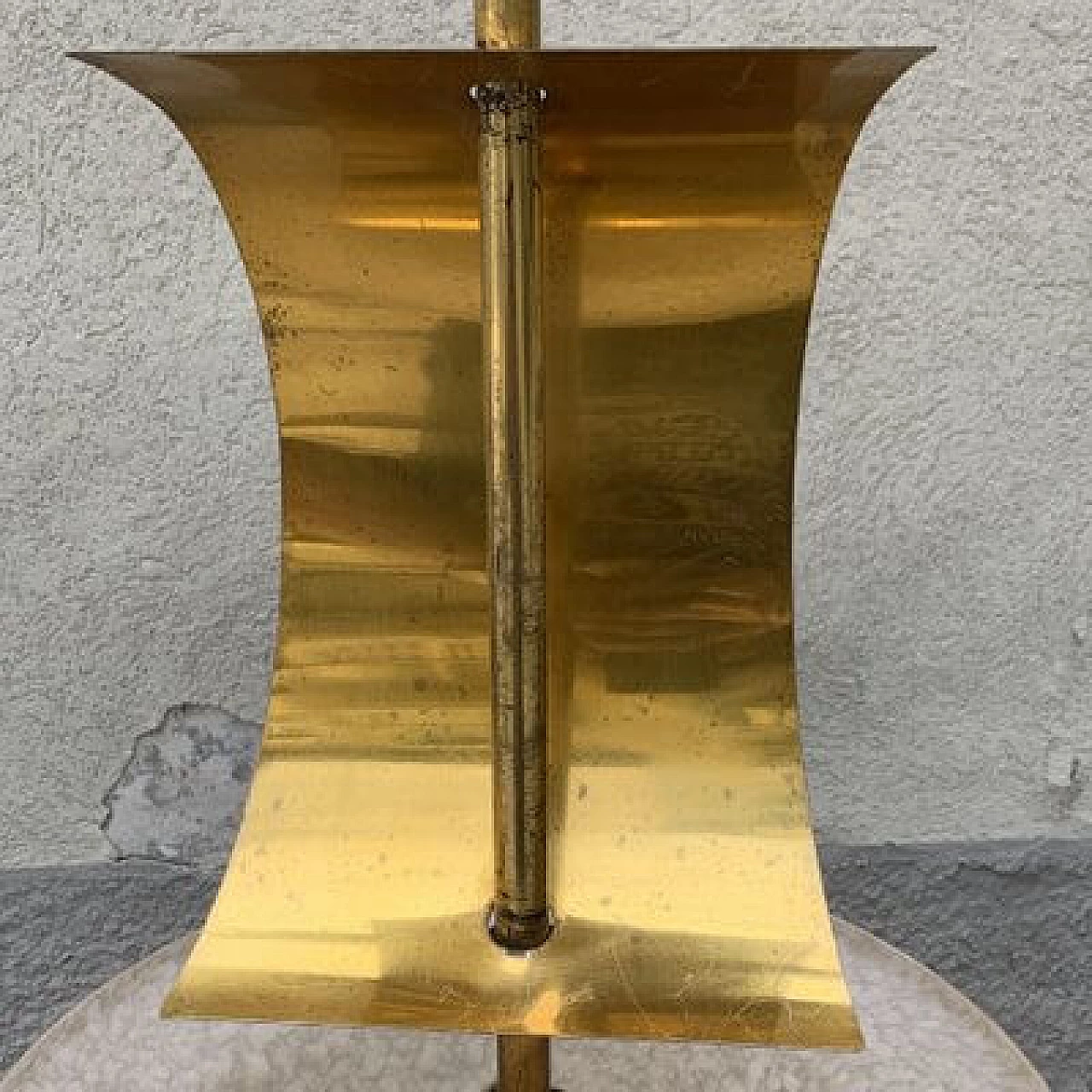 Murano glass and brass sail chandelier, 1960s 14