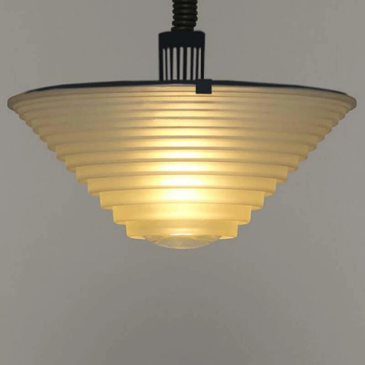 Lampadario Egina 38 di Angelo Mangiarotti per Artemide, anni '70 6