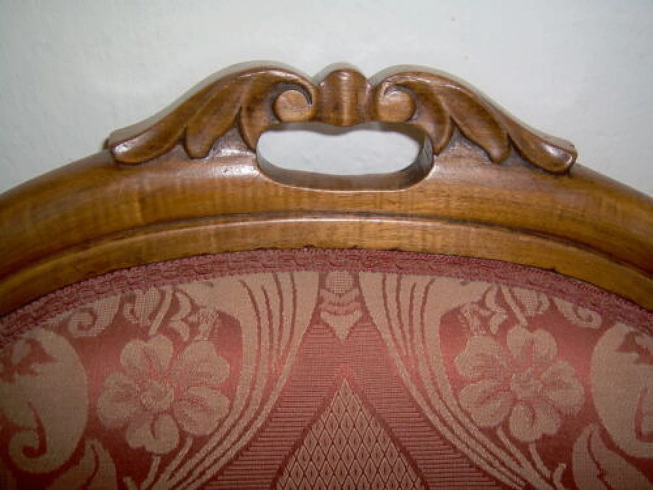 Empire armchair in solid walnut, early 19th century 2