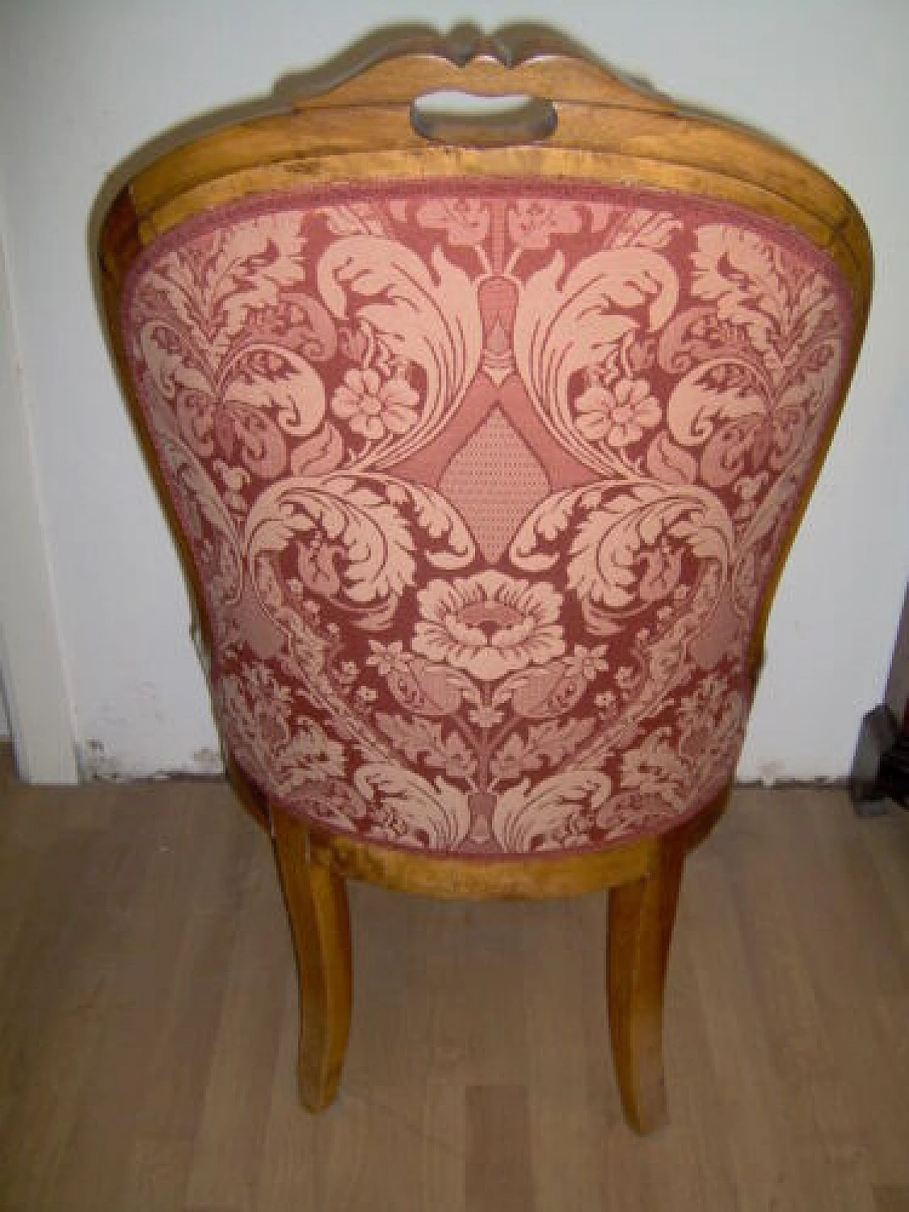 Empire armchair in solid walnut, early 19th century 4