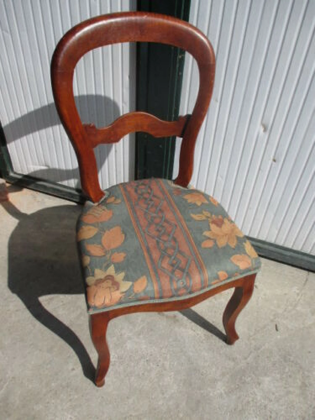 4 Solid mahogany Louis Philippe chairs, mid 19th century 8