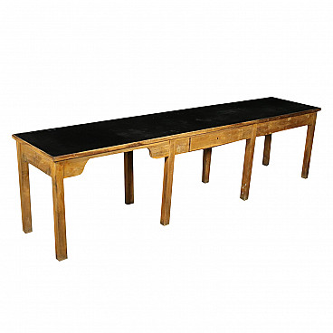 Oak wood work table, 1950s