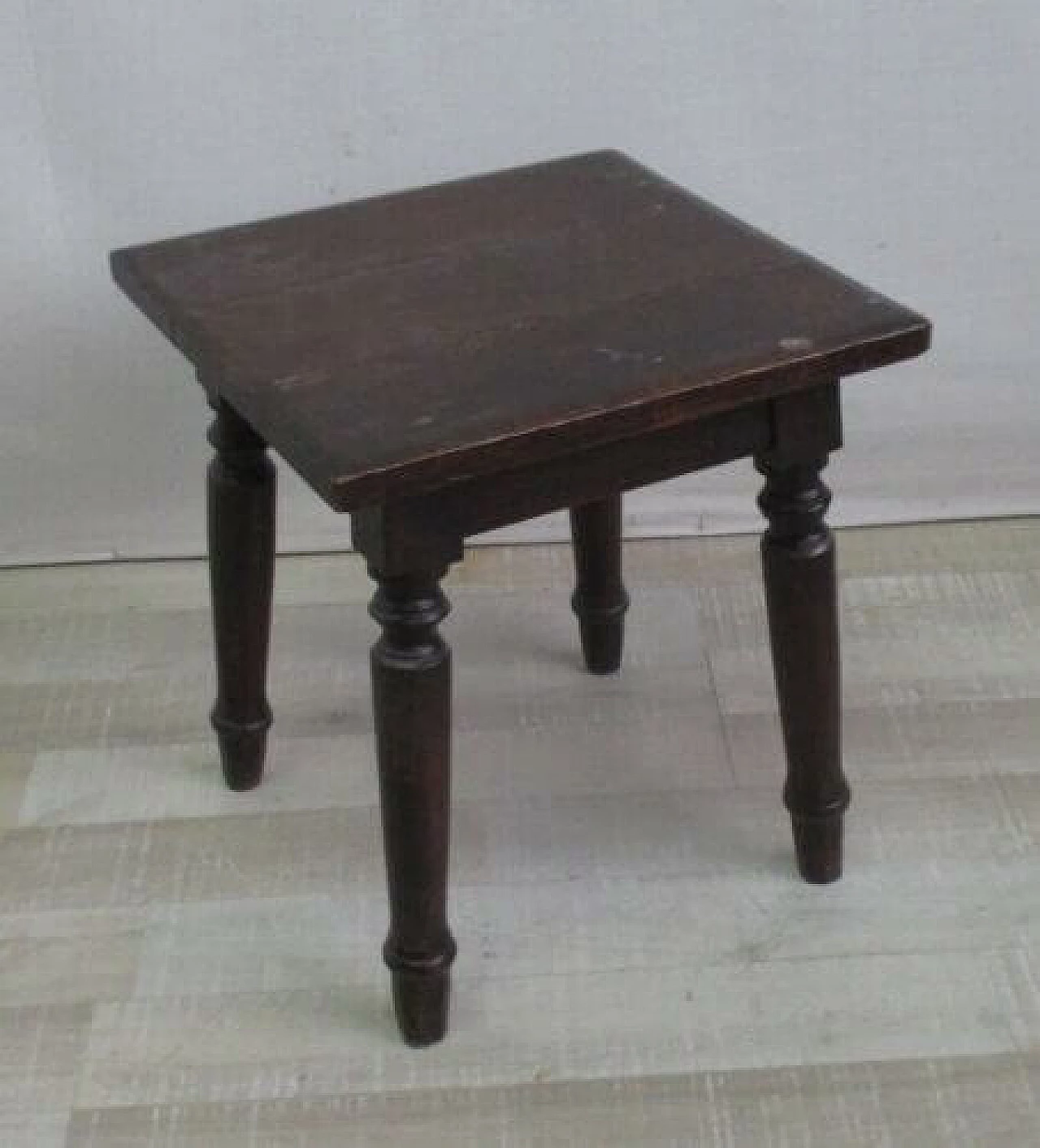 Sgabello in faggio massello, anni '30 1