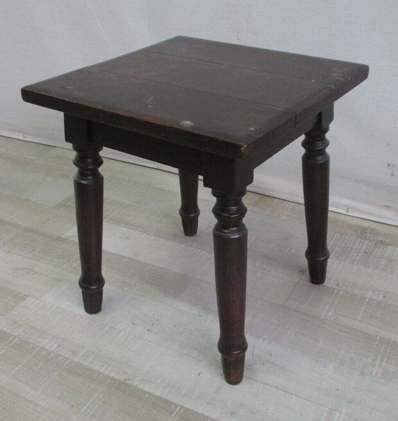 Sgabello in faggio massello, anni '30 3