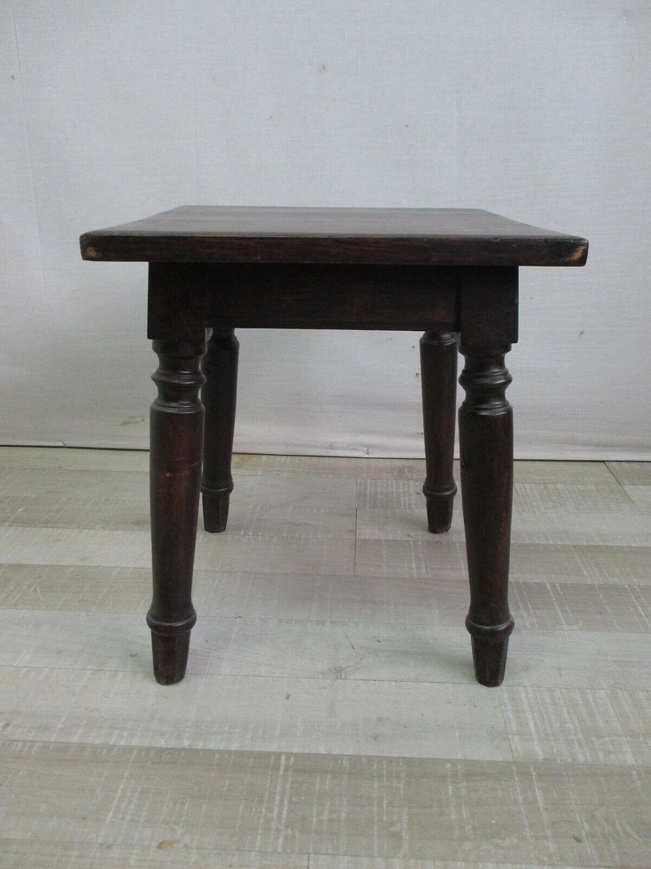 Sgabello in faggio massello, anni '30 5