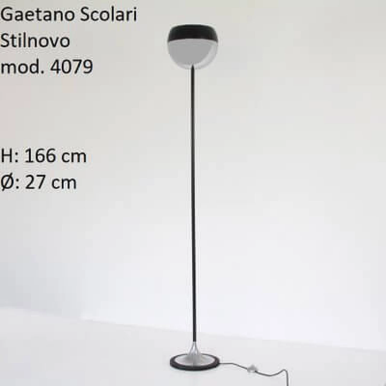 Floor lamp 4079 by Gaetano Sciolari for Stilnovo, 1970s 12