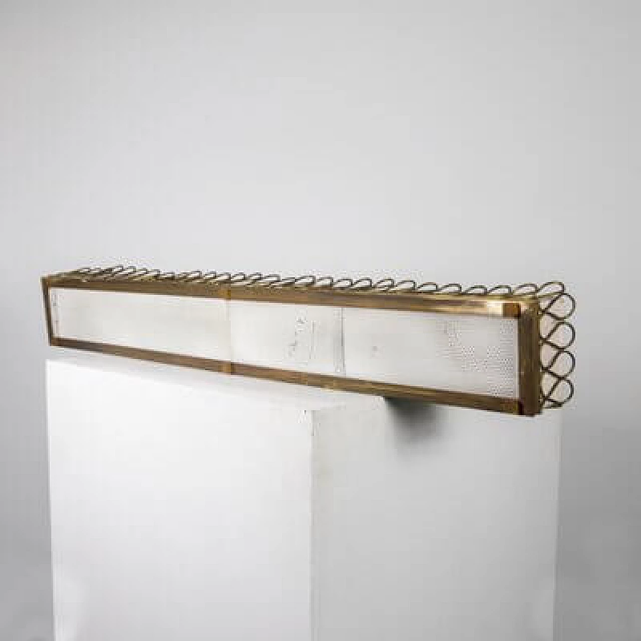 Gilded and white brass vase, 1950s 31