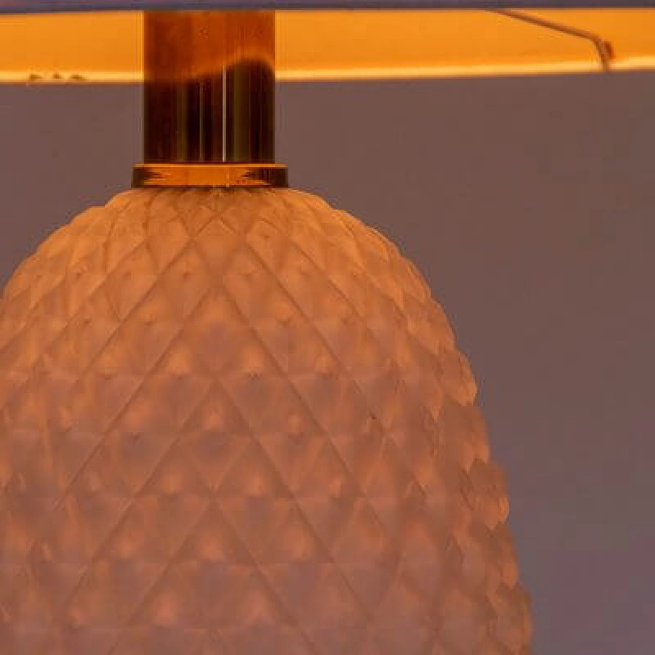 Glass table lamp, 1950s 5