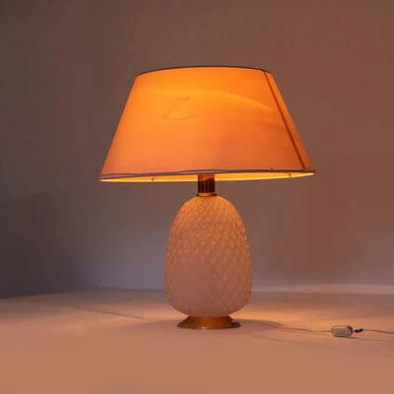 Glass table lamp, 1950s 7