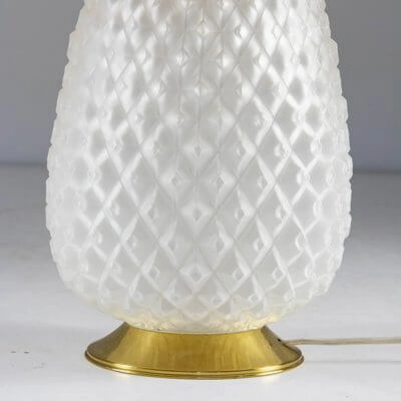 Glass table lamp, 1950s 12