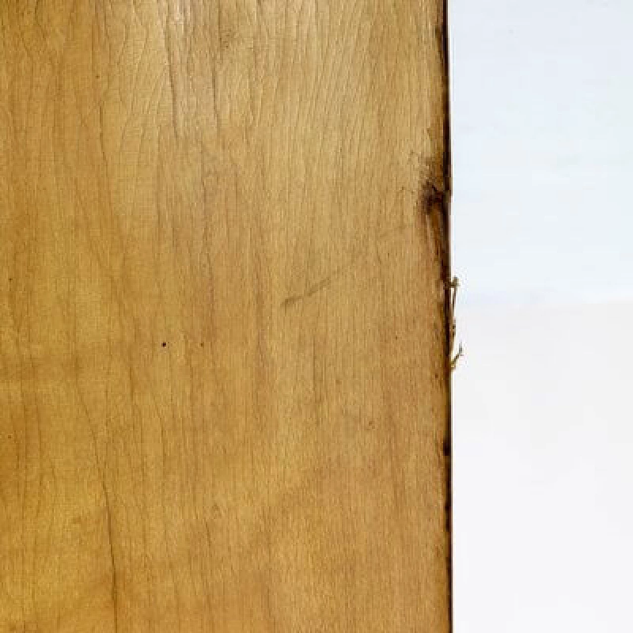 Birch and glass table, 1970s 6