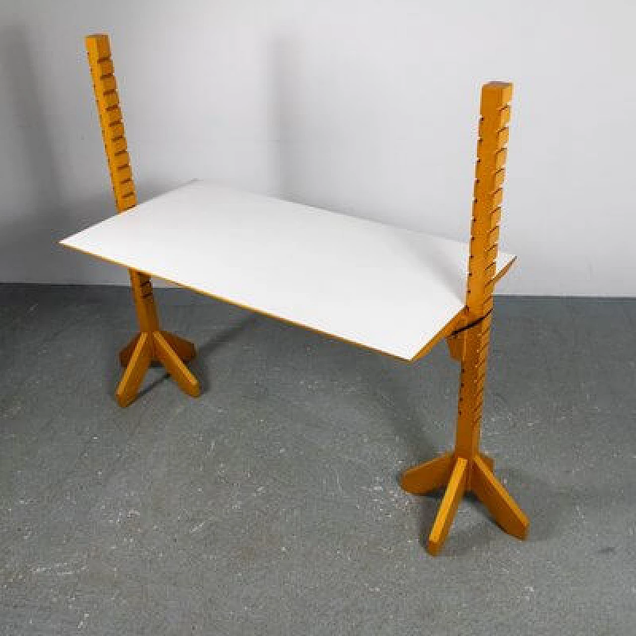 Atelier Emme adjustable desk with Formica top, 1980s 6