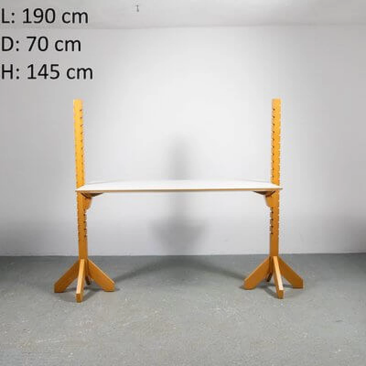 Atelier Emme adjustable desk with Formica top, 1980s 8