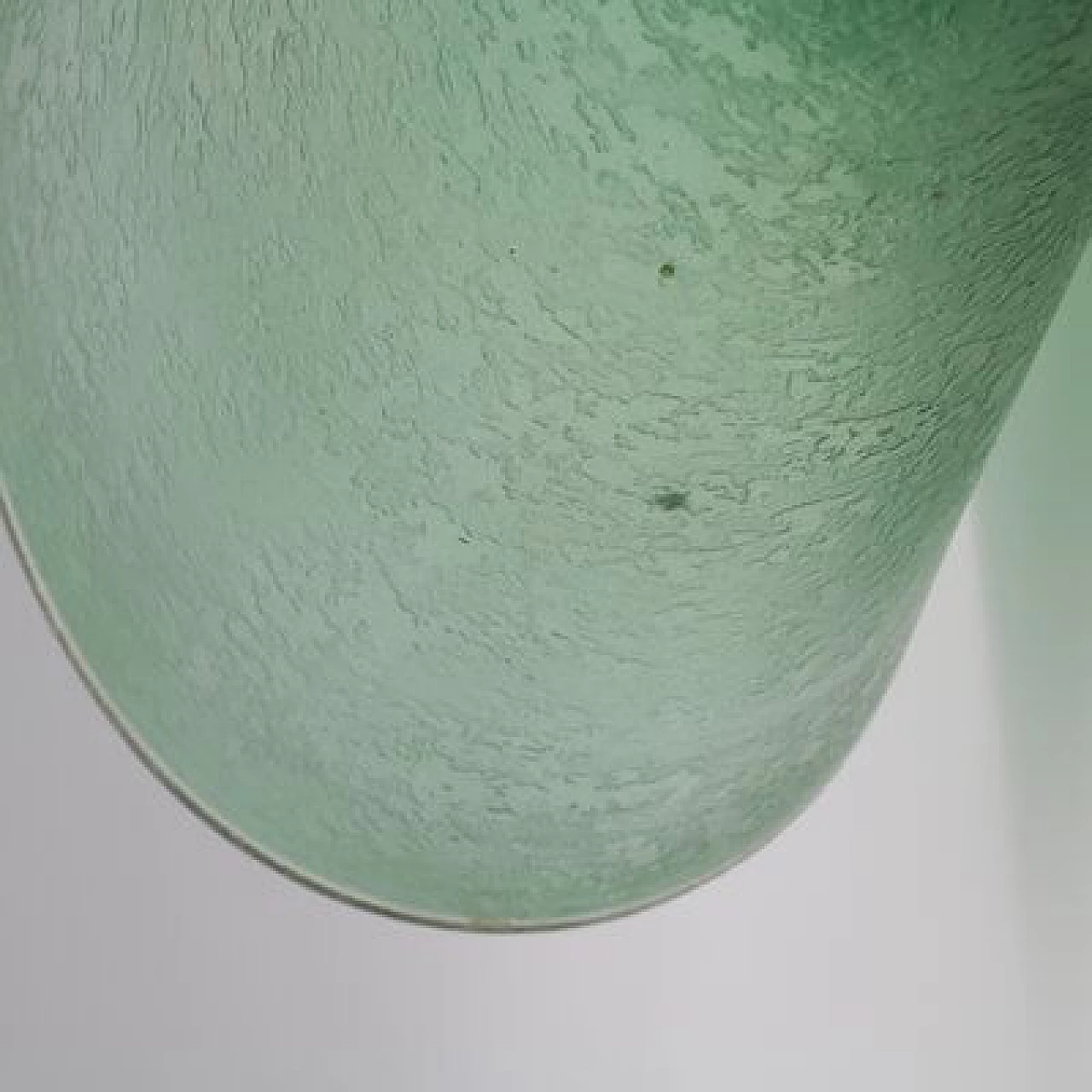 Green glass vase, 1950s 2