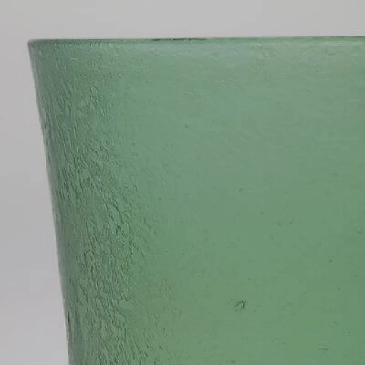 Green glass vase, 1950s 7