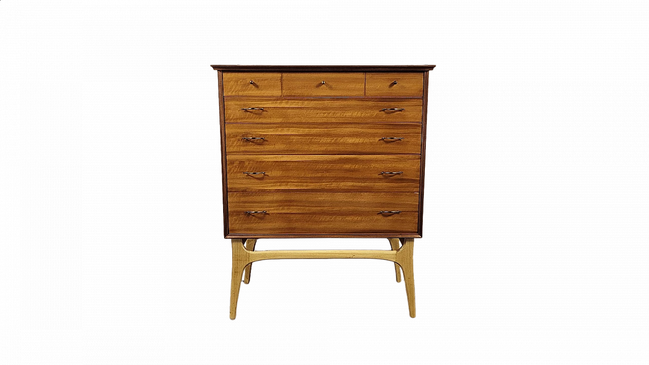 Wooden chest of drawers by Alfred Cox for AC Furniture, 1950s 22