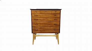 Wooden chest of drawers by Alfred Cox for AC Furniture, 1950s